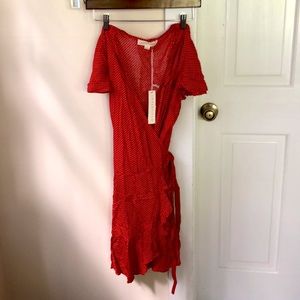 Red Wrap Dress